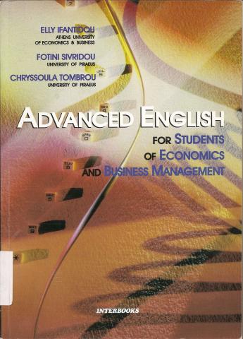 Advanced English for students of Economics and Business Management
